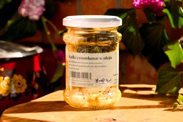 Kulki czosnkowe w oleju 200g
