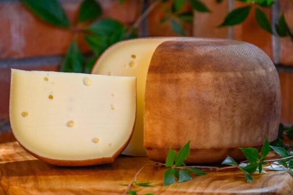 Ser GOUDA smarowany winem