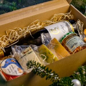 Box Świąteczny Serów z Winem