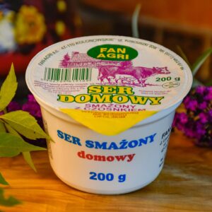 Ser smażony z czosnkiem w kubeczku 200g